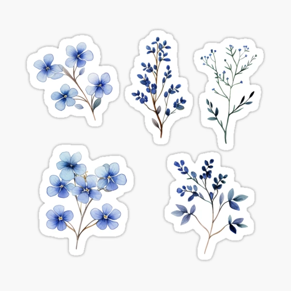 Flowered sword sticker, stickers, flowers sticker, aesthetic stickers