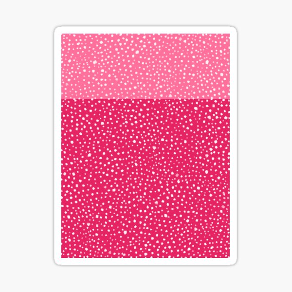 Wavy Loops Retro Abstract Swirl Pattern in Bright Magenta Hot Pink Red |  Poster