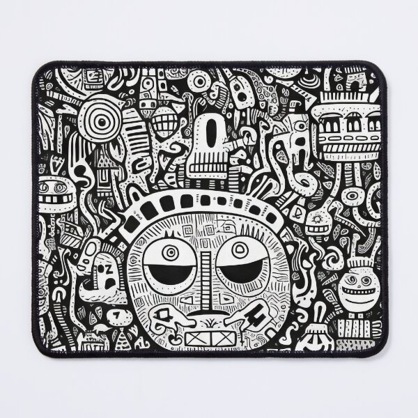 Item preview, Curved Fantasies: Black and White Pop-Art Adventures designed and sold by Piotrek0001.