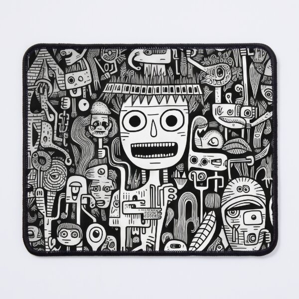 Item preview, Curved Fantasies: Black and White Pop-Art Adventures designed and sold by Piotrek0001.