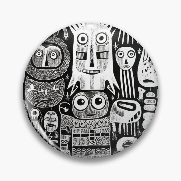 Item preview, Curved Fantasies: Black and White Pop-Art Adventures designed and sold by Piotrek0001.