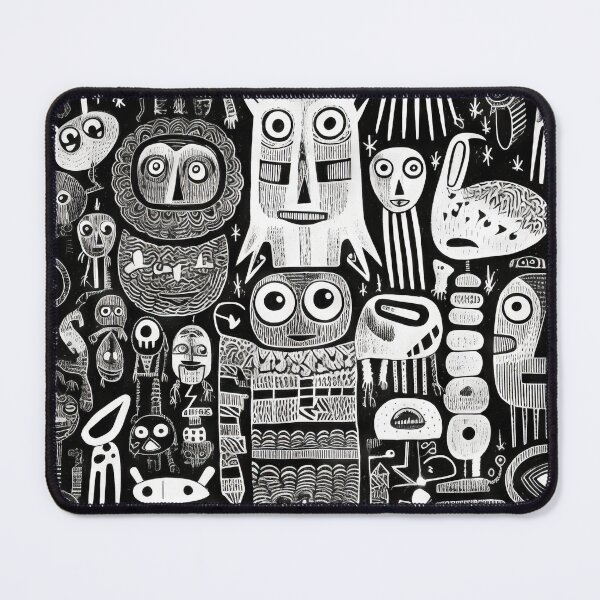 Item preview, Curved Fantasies: Black and White Pop-Art Adventures designed and sold by Piotrek0001.