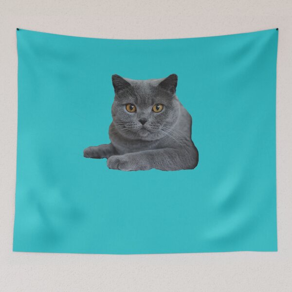 Item preview, British Blue Shorthair Cat Face Portrait Profile designed and sold by Croneda.