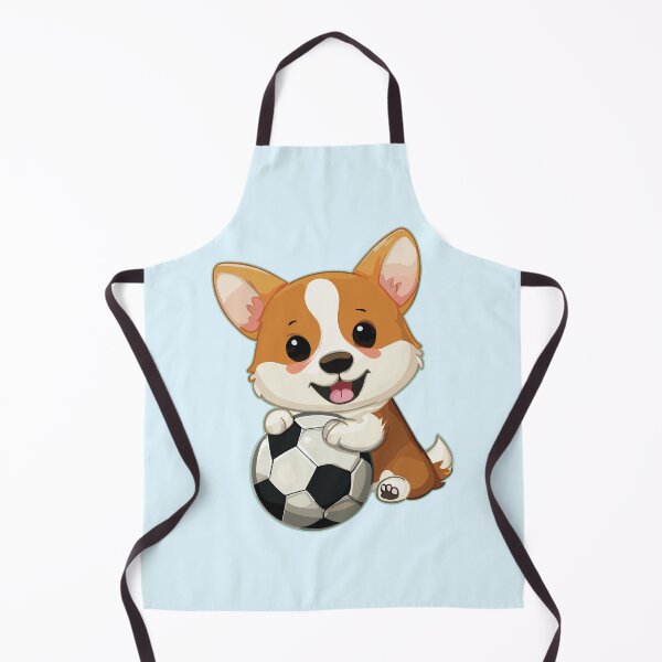 Item preview, Corgi Dog with Soccer Ball designed and sold by Numero14.
