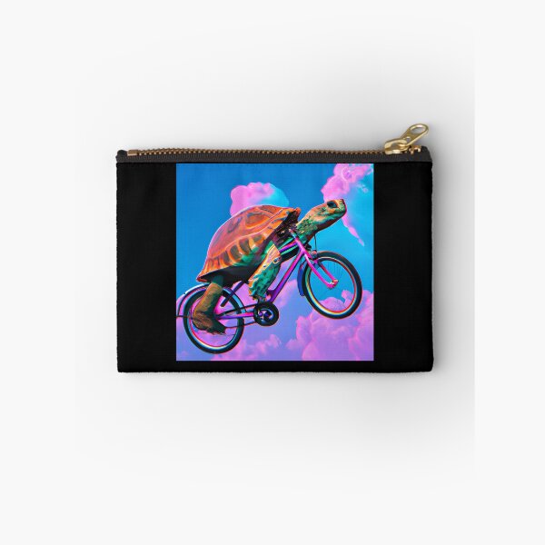 Item preview, Just a turtle riding a bicycle in the sky designed and sold by MikoMate.