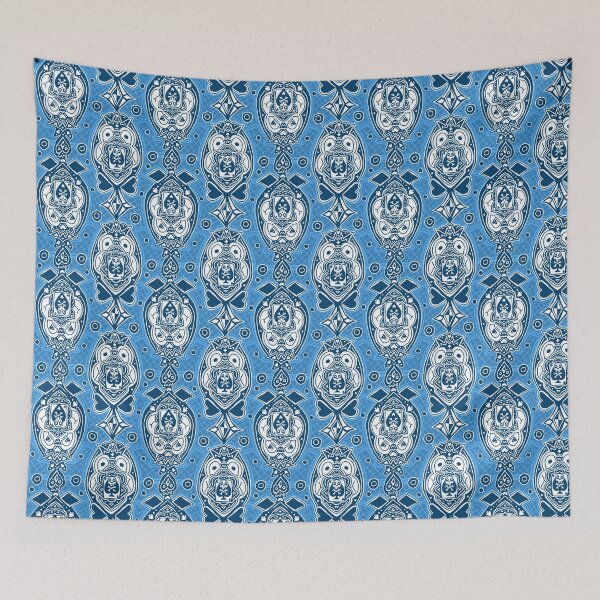 Item preview, Blue Cards Pattern designed and sold by clackspoon.