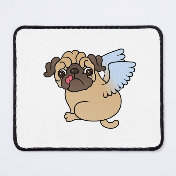 Item preview, Cute Angel Pug designed and sold by khachiche.