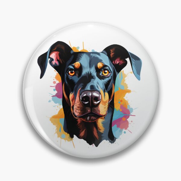 Artikelvorschau, Natürliches Ohr Dobermann, Geschenk für Dobermann-Hundemutter-Vater-Besitzer entworfen und verkauft von MartynGrey.