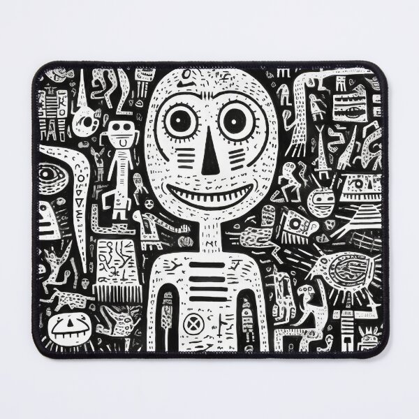 Item preview, Curved Fantasies: Black and White Pop-Art Adventures designed and sold by Piotrek0001.