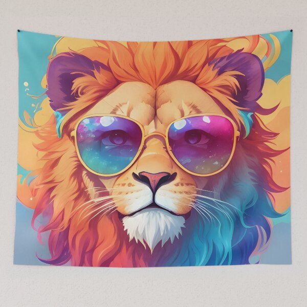 Item preview, Colorful Lion designed and sold by ODDCustoms.