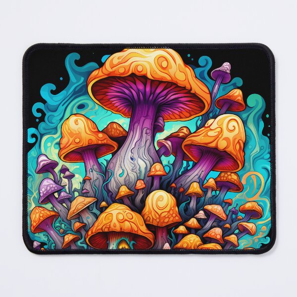 Item preview, Trippy mushrooms - Psychedelic Mushroom Graphic designed and sold by masatomio.
