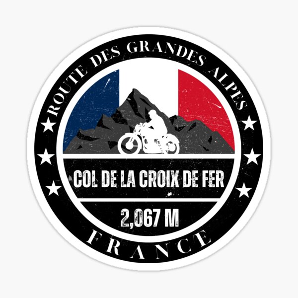 Artikel-Vorschau von Col de La Croix De Fer in Frankreich, Motorrad-Vintage, designt und verkauft von Travelers Verse.