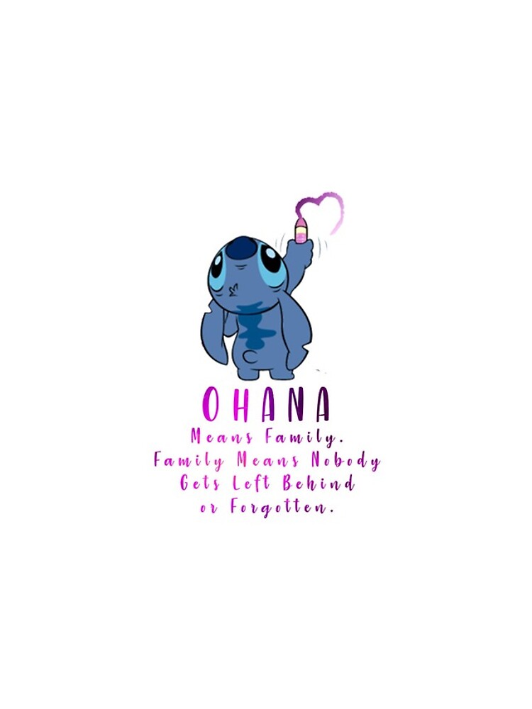 Stitch Ohana Wallpapers - Wallpaper Cave