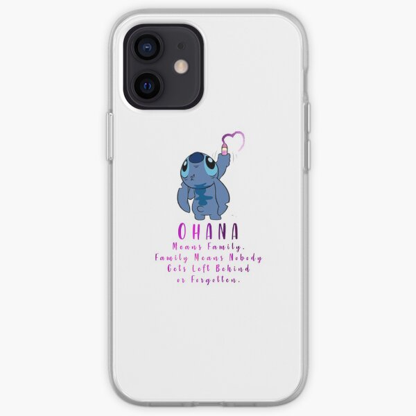 Lilo et Stitch Ohana Coque souple iPhone