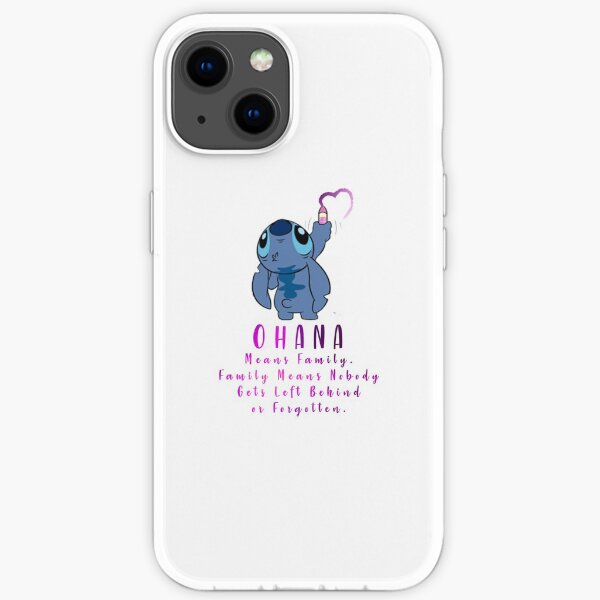 Lilo and Stitch Ohana iPhone Flexible Hülle
