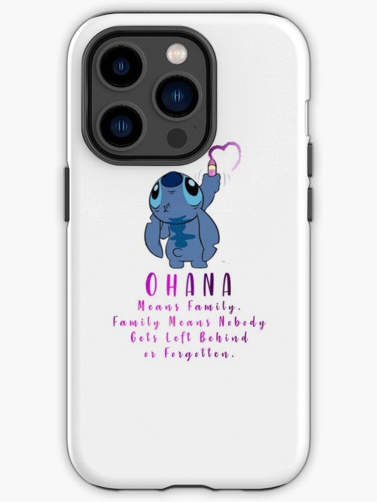 Iphone 12 pro max case Lilo and stitch Ohana family