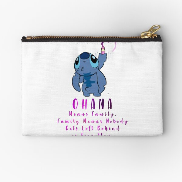 Ohana Means Family Lilo and Stitch Themed Pencil Case-make up Case,back to  School Gift,gift for Child,travel Wash Bag -  Hong Kong