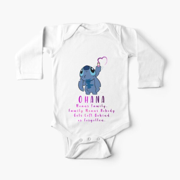 Lilo And Stitch Ohana Baby One Piece By Sarahxxdll Redbubble