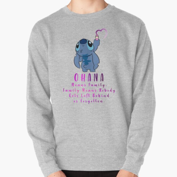 Lilo y Stitch Ohana Sudadera sin capucha