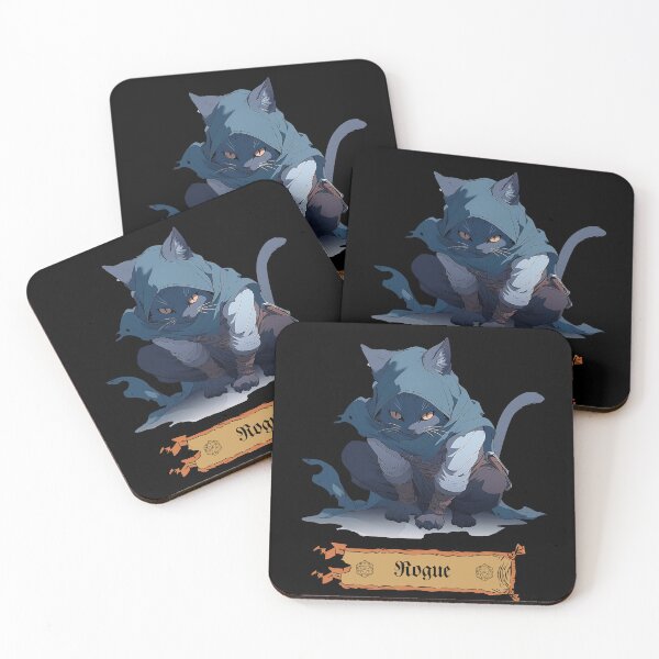 Item preview, Stealthy Cat: The Feline Rogue - RPG Character designed and sold by Zanda-Nerd-Shop.