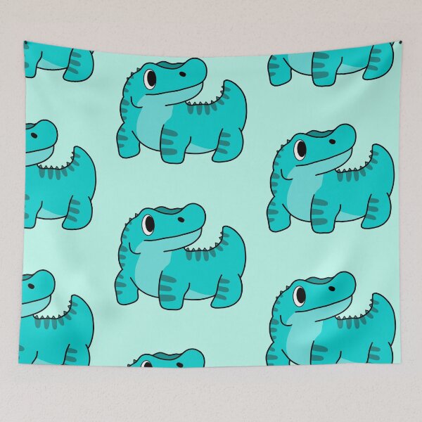 Artikelvorschau, Dummes Derpy Blue Alligator entworfen und verkauft von RoeHasArt.