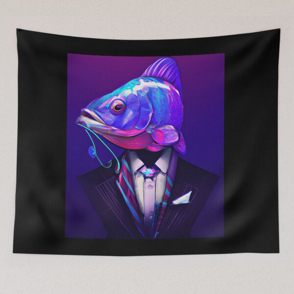 Item preview, Fish man - gentleman designed and sold by MikoMate.