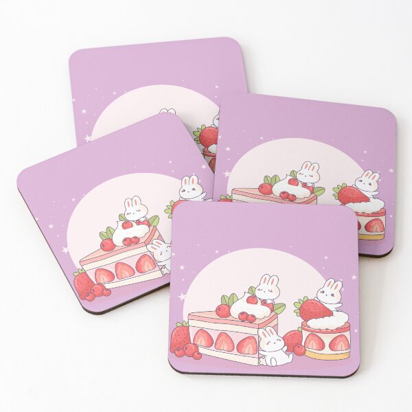 Item preview, Cake with Kawaii Rabbits designed and sold by ScogScog.