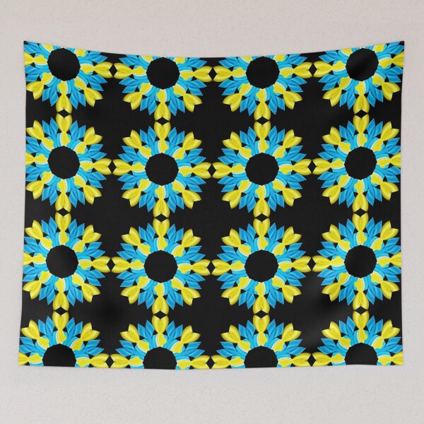 Item preview, yellow and blue flower designed and sold by Meo Design.