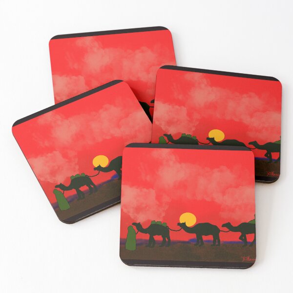 Item preview, Semi-abstract called Night Caravan designed and sold by Dorothea Neumann.