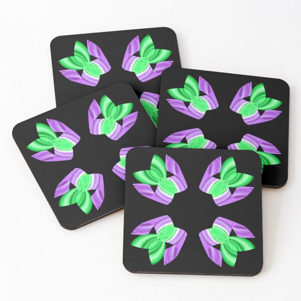 Item preview, purple flower pattern designed and sold by Meo Design.