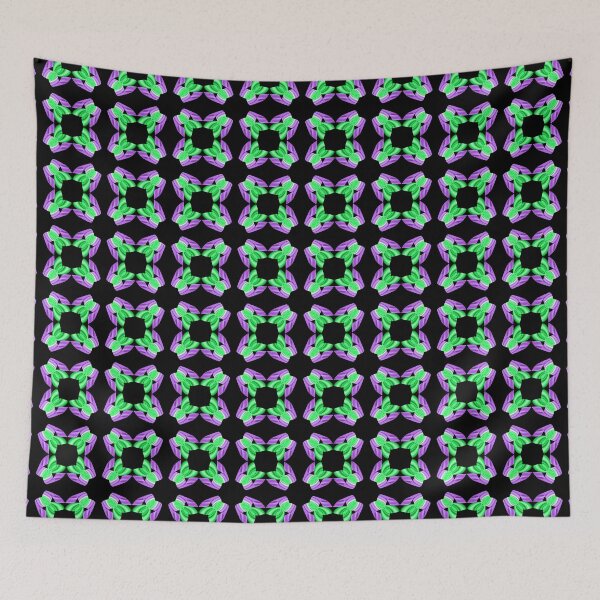 Item preview, purple flower pattern designed and sold by Meo Design.