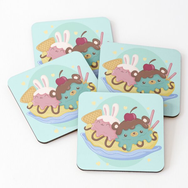 Item preview, Kawaii Animal Ice Cream designed and sold by ScogScog.