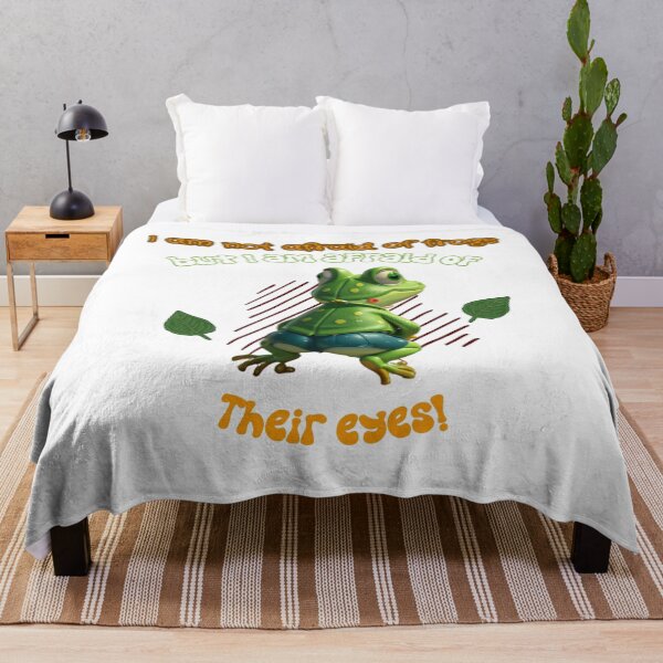 Item preview, Frog Butt afraid of scary eyes designed and sold by VicetTees.