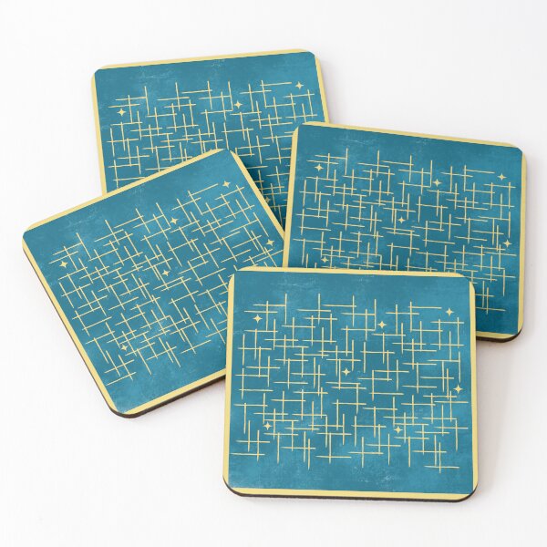 Item preview, Mid Century Modern No. 11b - Starry Sky square variation designed and sold by TalkingHerds.