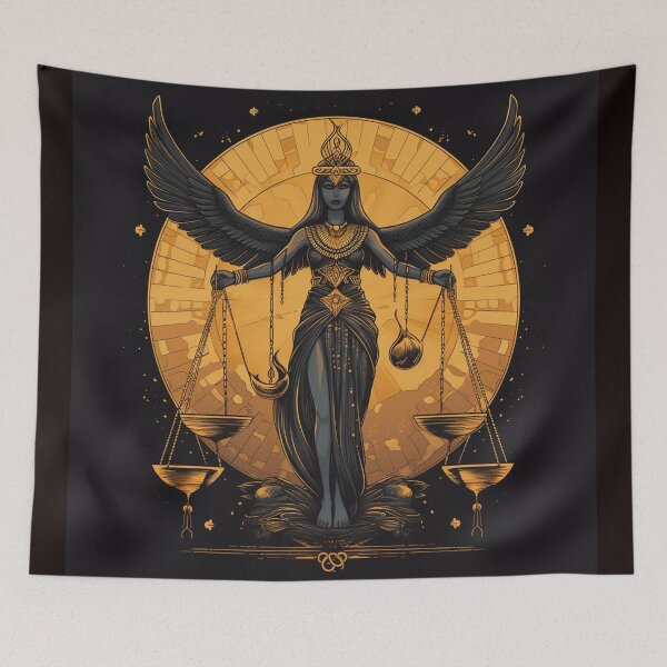 Item preview, Egyptian Lady Justice Maat designed and sold by GOLDENLIONPERU.