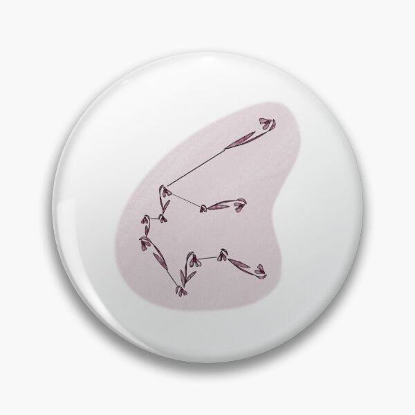 Item preview, January snowdrop Aquarius constellation  designed and sold by nherbst.