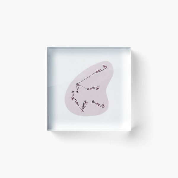 Item preview, January snowdrop Aquarius constellation  designed and sold by nherbst.