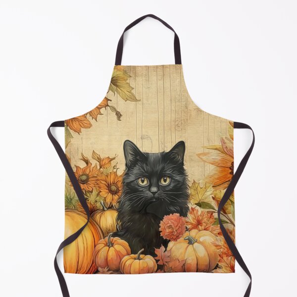 Item preview, Black Cat Autumn designed and sold by HappyLifeCreate.