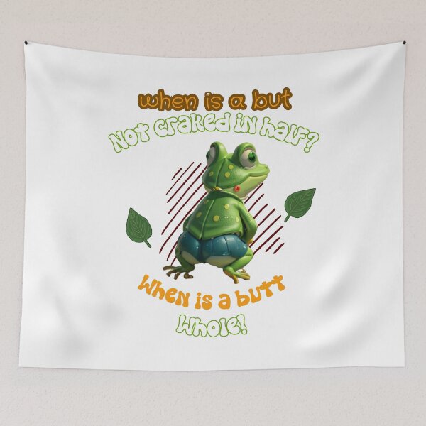 Item preview, Frog Butt cracked in half designed and sold by VicetTees.