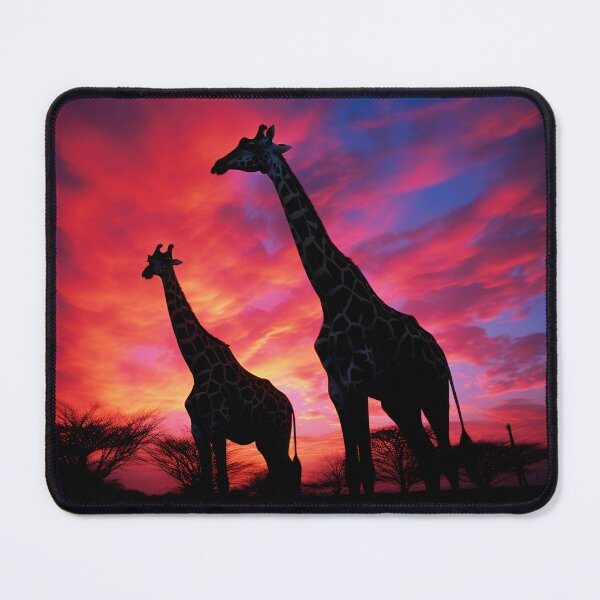 Item preview, A Serene Silhouette: A Giraffe in the African Sunset designed and sold by Brendon987.