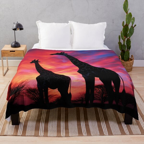 Item preview, A Serene Silhouette: A Giraffe in the African Sunset designed and sold by Brendon987.