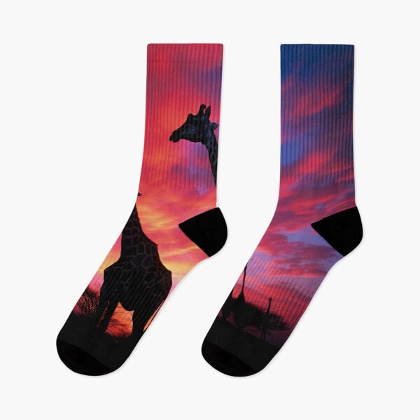 Item preview, A Serene Silhouette: A Giraffe in the African Sunset designed and sold by Brendon987.