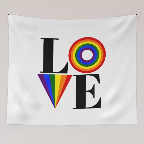 Item preview, LOVE rainbow design designed and sold by npizzino.