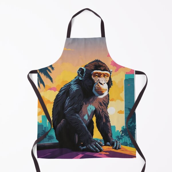 Item preview, Miami Vibes Artistic Chimp designed and sold by DipTheWick.