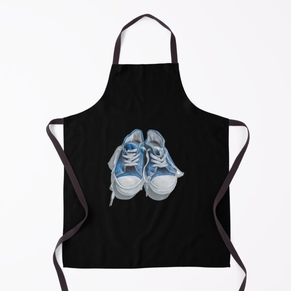 Item preview, Blue Sneakers (black background) designed and sold by SandraWarmerdam.