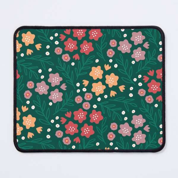 Item preview, Cute yellow pink white flowers leaves designed and sold by RevolutionizZed.