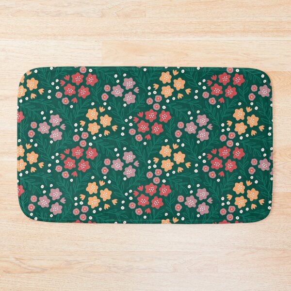 Item preview, Cute yellow pink white flowers leaves designed and sold by RevolutionizZed.
