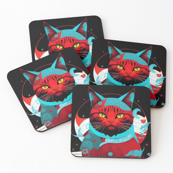 Item preview, Cute colorful cat cats 9 designed and sold by RedWolfDisigne.