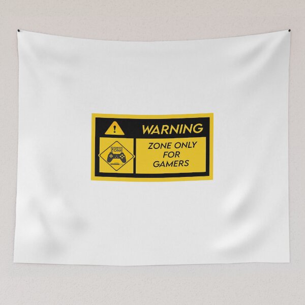 Item preview, "Enter at Your Own Risk: Gaming Haven Ahead" designed and sold by AkulShop.