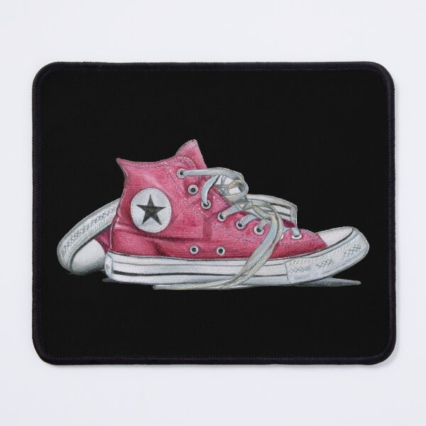 Item preview, Maroon Sneakers (black background) designed and sold by SandraWarmerdam.